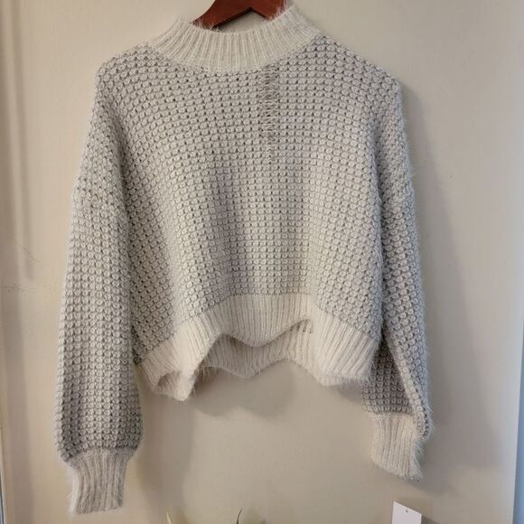 NEW FRNCH Shimmer Knit Pullover Sweater - Picture 11 of 13